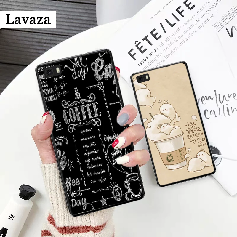 Силиконовый чехол Lavaza с изображением кофе для Huawei P8 Lite 2015 2017 P9 2016 Mimi P10 P20 Pro P Smart 2019