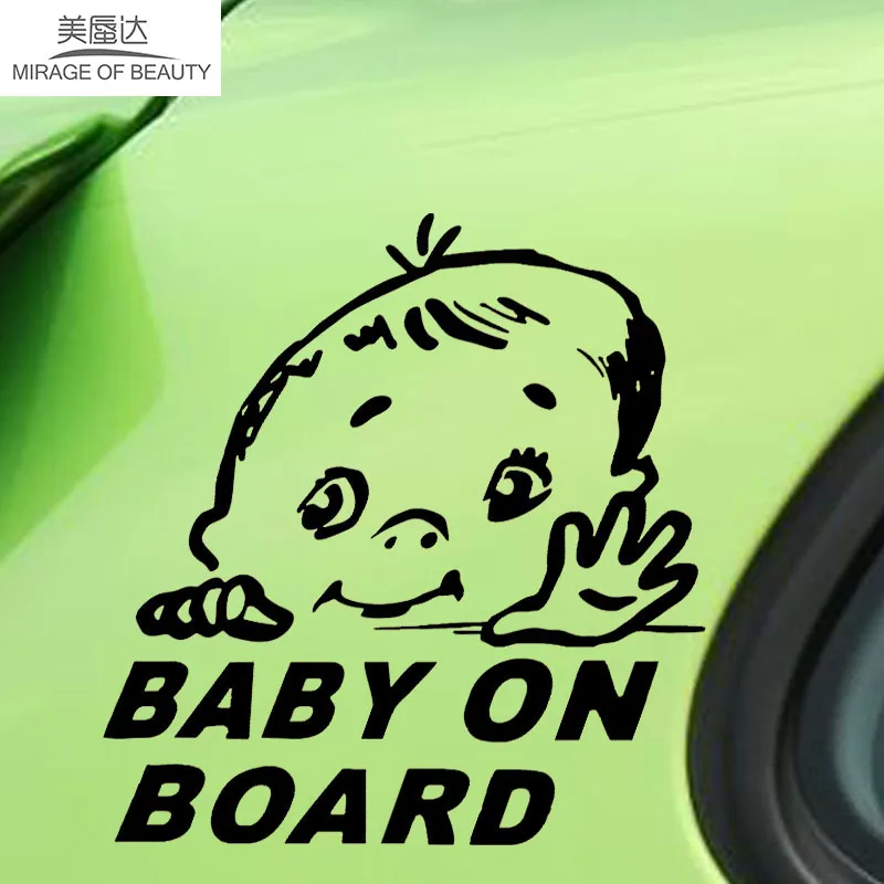 Прекрасный Детский знак безопасности на борту автомобильные наклейки мотоциклы