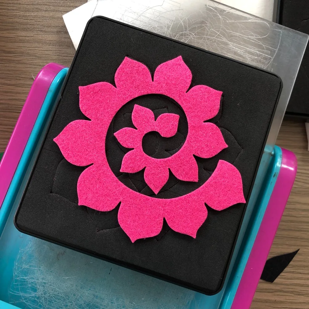 Спиральный цветок Скрапбукинг штамп 15 8 мм толщина 5 5*6 дюймов