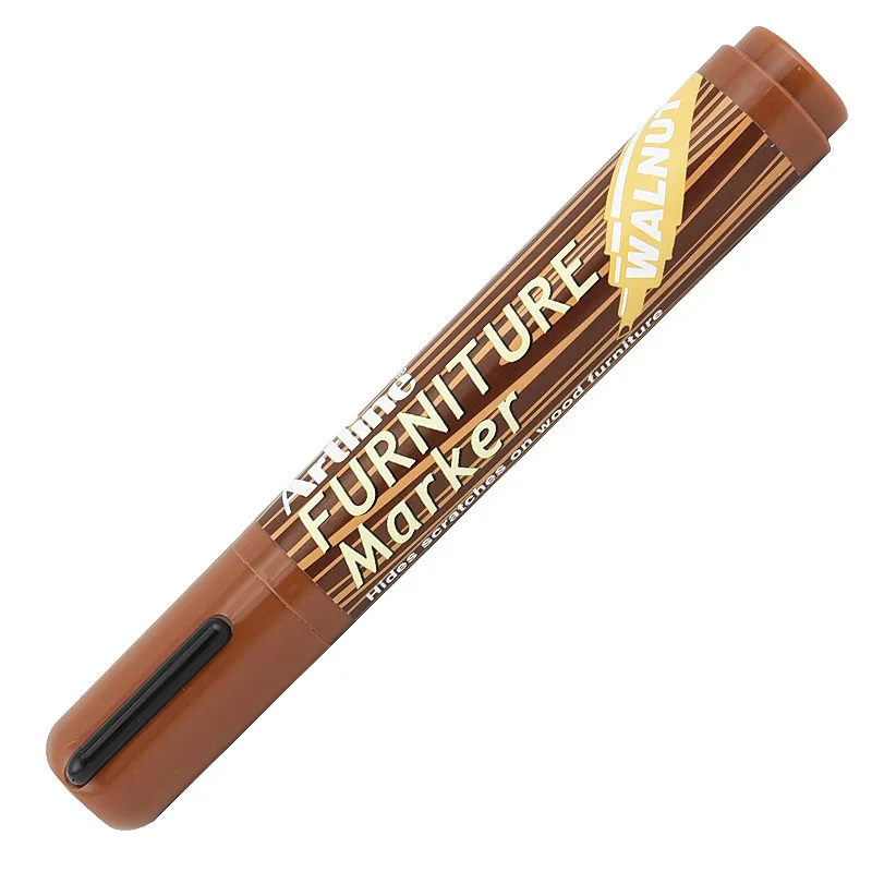 Walnut 1 шт. 2-5 мм краска для мебели, пола, ремонт пола, воск, карандаш, царапина, пластырь, ручка, дерево, композитные ремонтные материалы, 8 цветов - Цвет: Walnut