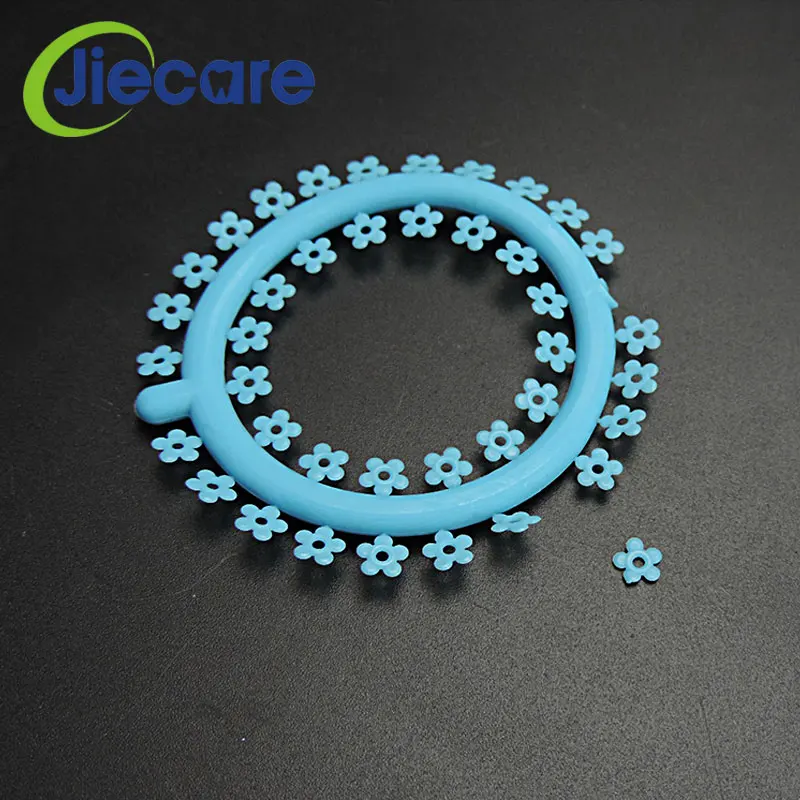 25PCS/Bag Hot Sale Dental Circular Orthodontic Cartoon Ligature Ties Flower Multi-colored Dentist Products | Красота и здоровье