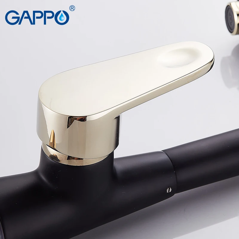 GAPPO смеситель для раковины ванной комнаты вращающийся набор водопадных