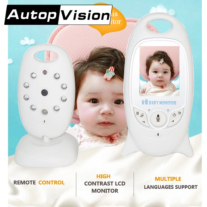 Беспроводная видеоняня VB601 10 шт./Лот с функцией ночного видения|monitor camera|baby monitor video