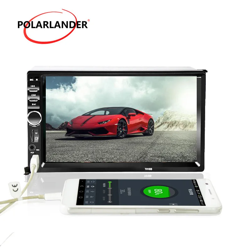 Автомагнитола с USB TF FM AUX 7 дюймов 2 din|car stereo player|car radiocar |