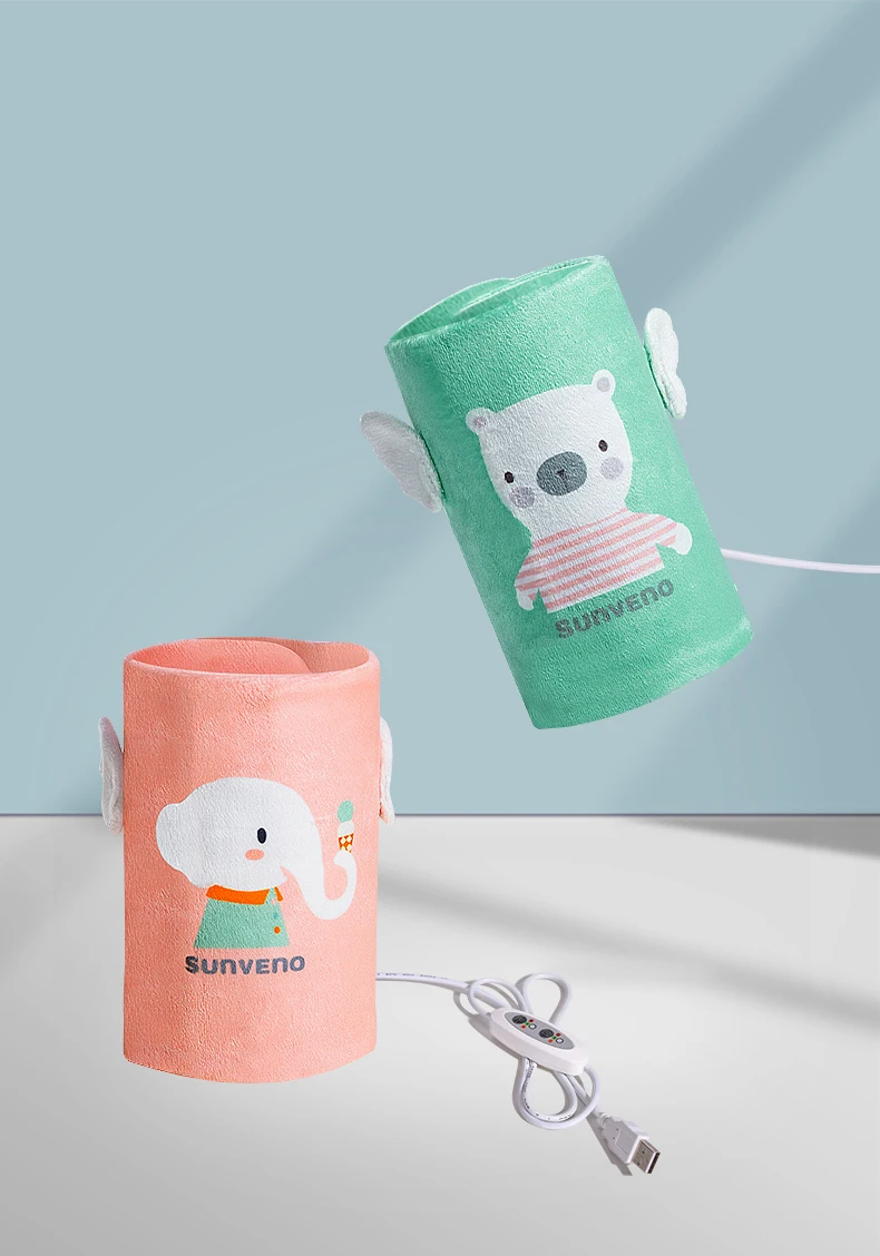 SUNVENO портативный Подогреватель бутылочек для молока для младенцев usb зарядка Подогрев Термосумка держать ребенка молоко или вода в тепле