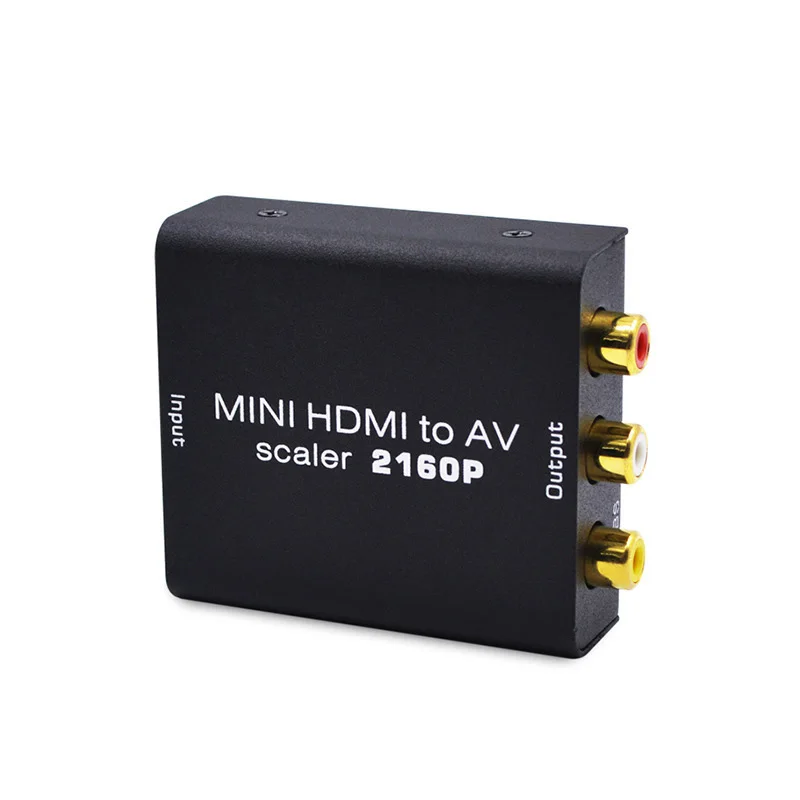 HDMI2AV 2160P 4K HDMI в AV адаптер HD видео конвертер HDMI в RCA AV/CVSB л/р видео 480P 720P 1080P 2160P Поддержка NTSC PAL HDMI2AV - Цвет: HDMI2AV 2160P