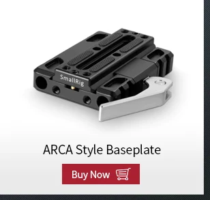 SmallRig Arca-type Монтажная пластина для крепления штатива Arca пластина для штатива/клетки Dslr быстросъемный зажим-2143