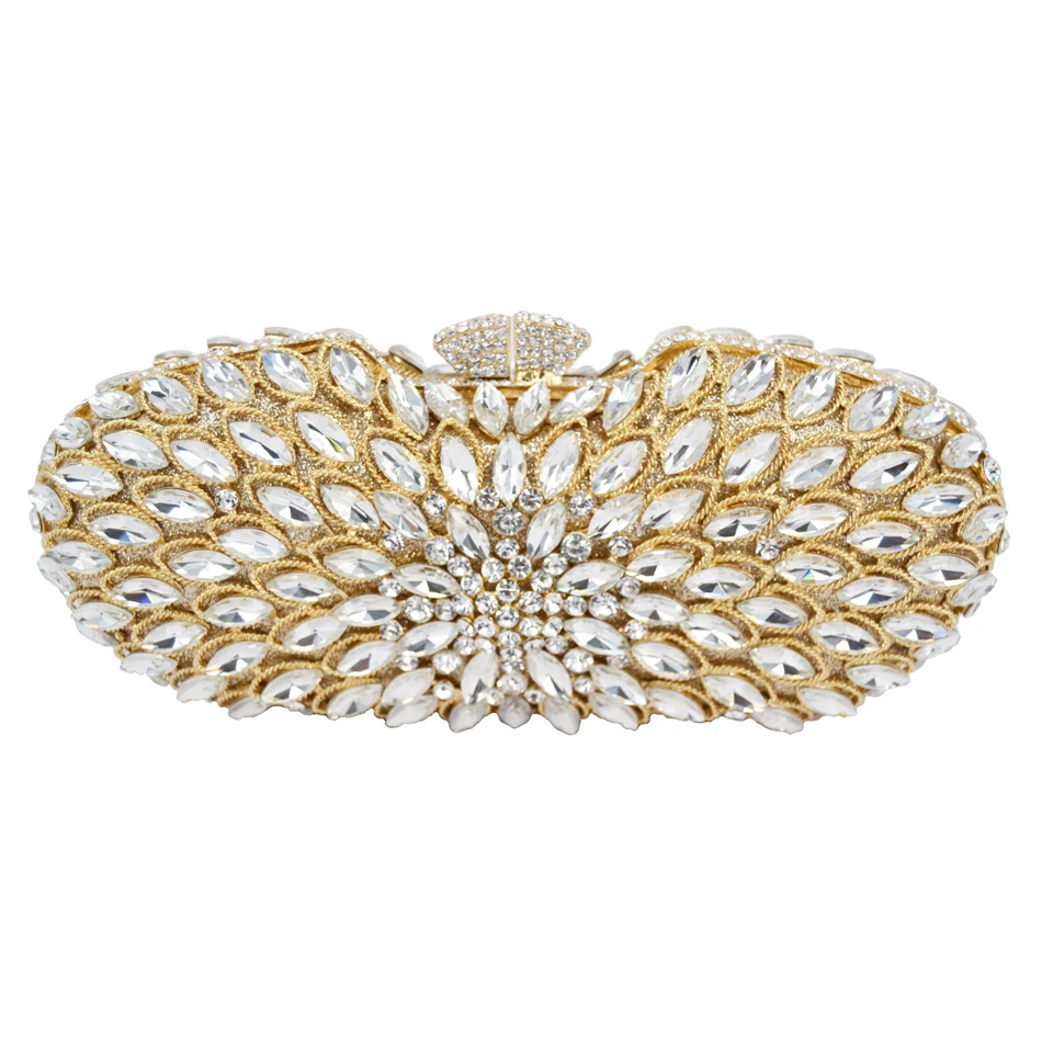 Сумка женская с кристаллами для свадебной вечеринки серебристая 88157|bag in bag|bag silkbag