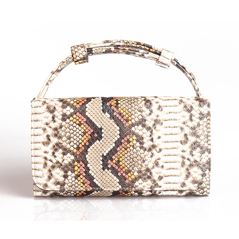 Новинка 2020 Лидер продаж дизайнерская тисненая кожа питона с верхним покрытием