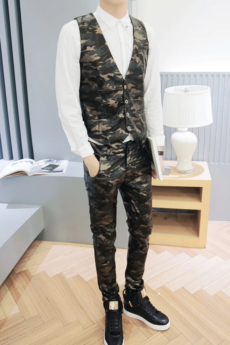 Эластичные плотные камуфляжные штаны в стиле милитари для подростков мужские