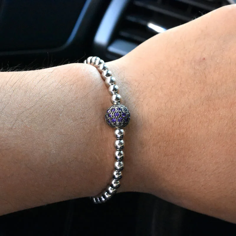 Девять шармы "навсегда" мяч браслет для мужчин Jewelry бусины браслеты для женщин Pulseira Masculina Bileklik Pulseira Feminina pulseras