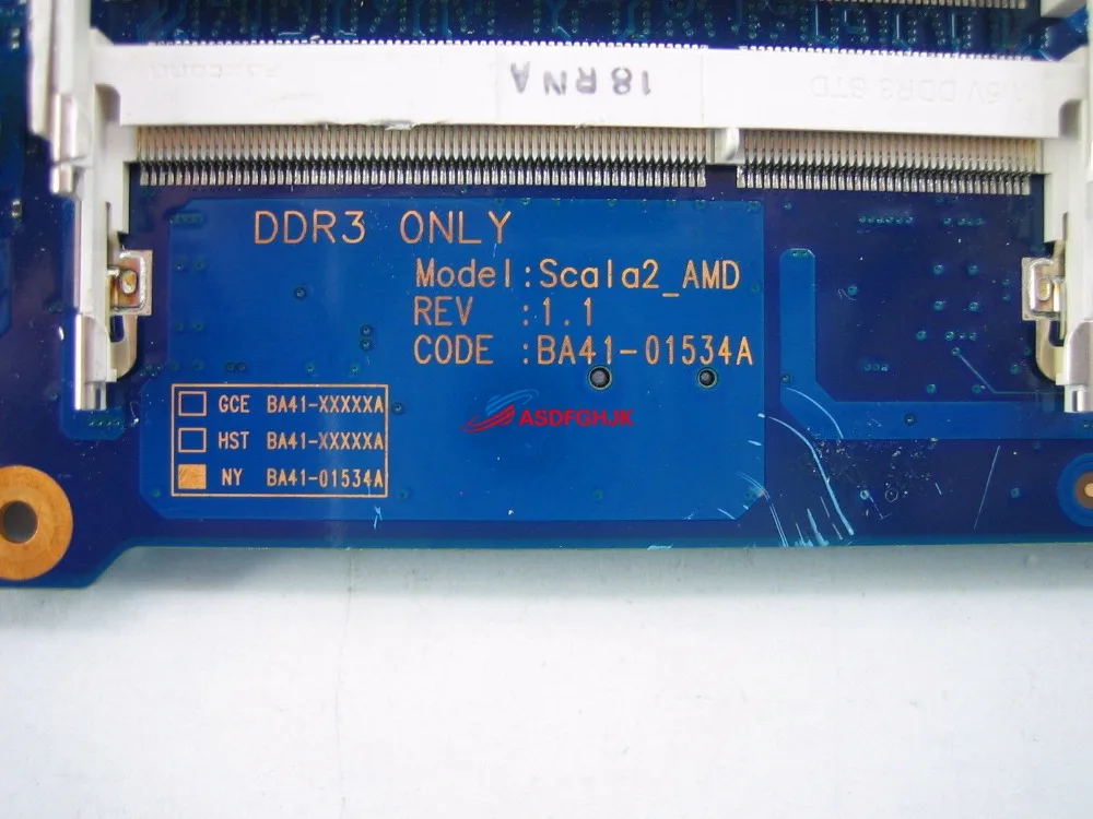 Оригинальное для Samsung RV413 RV415 RV513 RV515 Материнская плата ноутбука BA41 01534A BA92 09429A тест