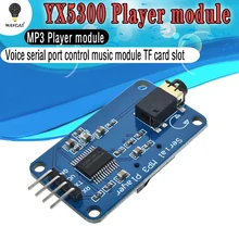 YX5300 UART ttl последовательное управление MP3 музыкальный плеер модуль Поддержка MP3/WAV Micro SD/SDHC карты для Arduino/AVR/ARM/PIC 3,2-5,2 В DC