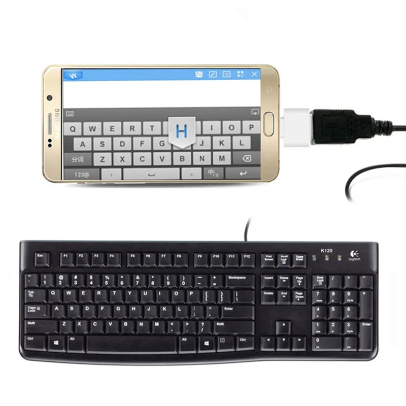 Адаптер OTG для телефона на Android переходник USB флеш накопителя адаптер камеры