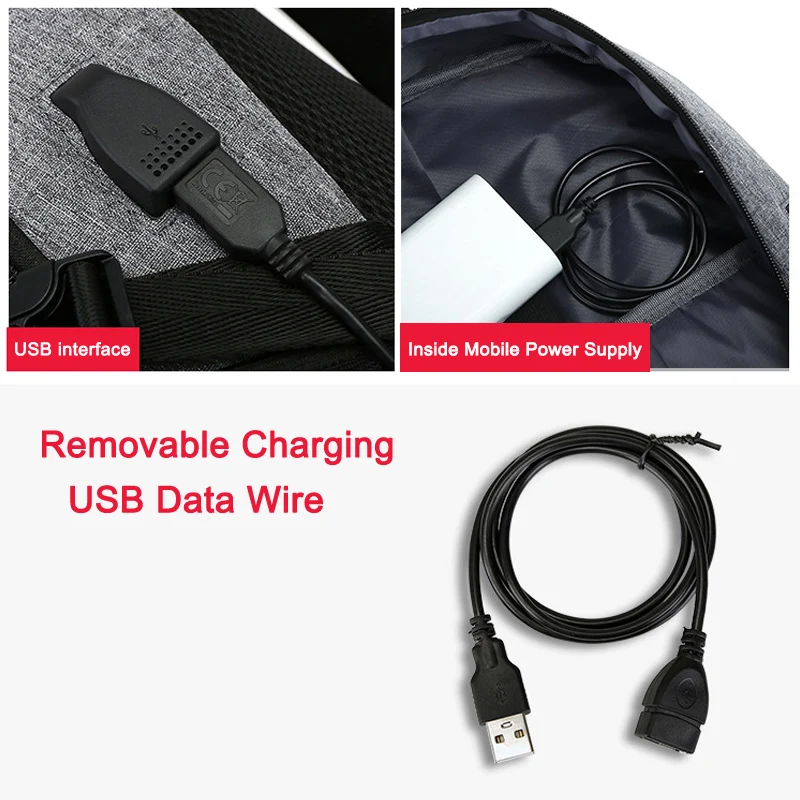 Мужской рюкзак для баскетбола водонепроницаемая сумка ноутбука с usb-портом