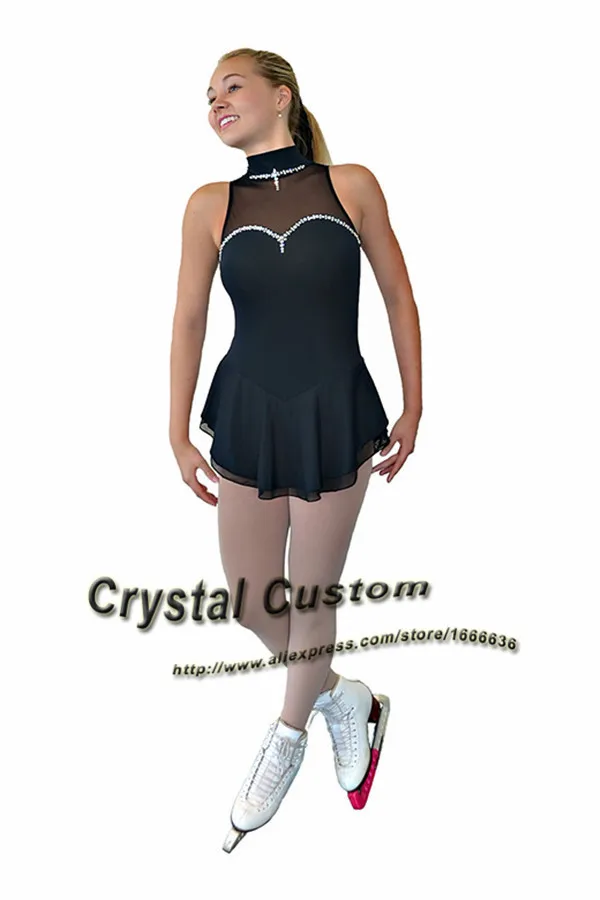 

Custom Ice Figure Skating Dresses With Spandex Fashion New Brand Figure Skating Competition Dresses DR3410