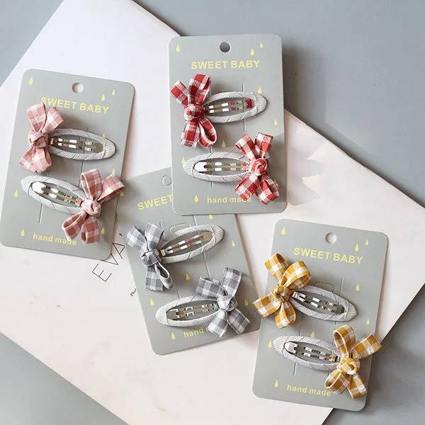 2 шт образец бант Весна бабочка цветок заколка для волос в форме короны плед