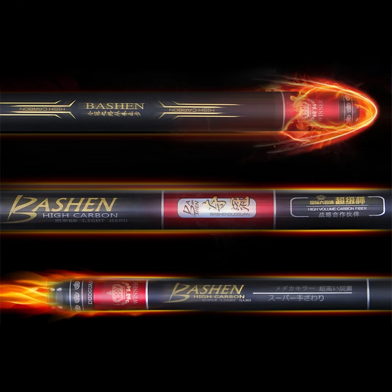 Новая светильник карбоновая удочка 3 6 7 2 м портативная телескопическая