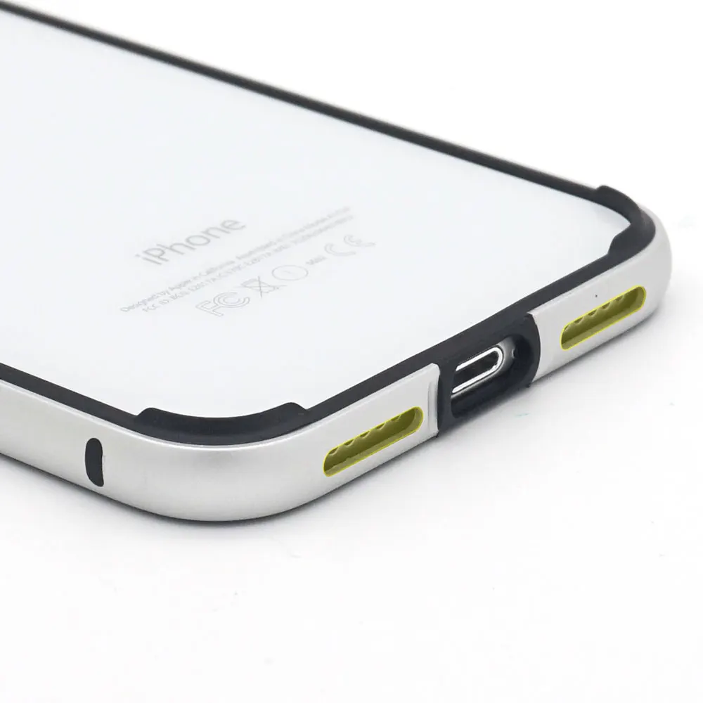 Чехол-бампер Ascromy для iPhone XS Max, роскошный брендовый алюминиевый силиконовый прозрачный жесткий чехол для iPhone X S XR XSMax, аксессуары