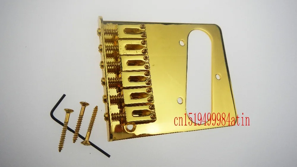 Золото 6 строка Электрогитары мост для Fender TELE Telecaster TL|guitar bridge|electric guitar bridgestrings electric