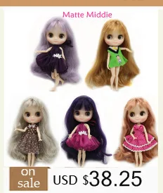 Fortune Days Nude Factory Middie Blyth кукла серые волосы с челкой маленькая принцесса комбо подходит для изменения игрушки белая кожа Neo