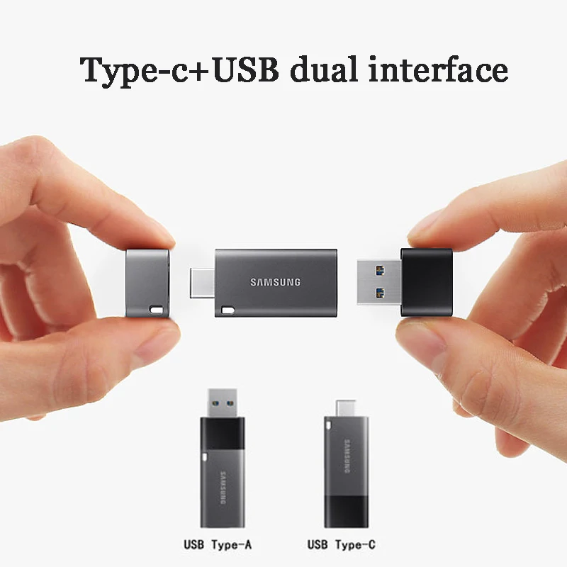Samsung Usb флэш накопитель 32 ГБ 64 128 г 256 двойной порт флеш диск Usb3.1 Тип C Pendrive Memory Stick