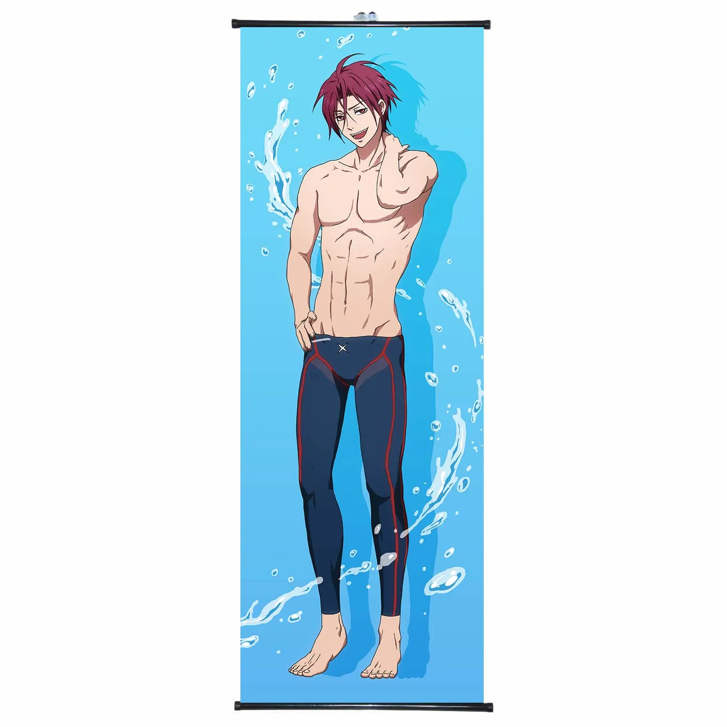 Бесплатно! Плакат Iwatobi для плавательного клуба Настенная картина Аниме Манга