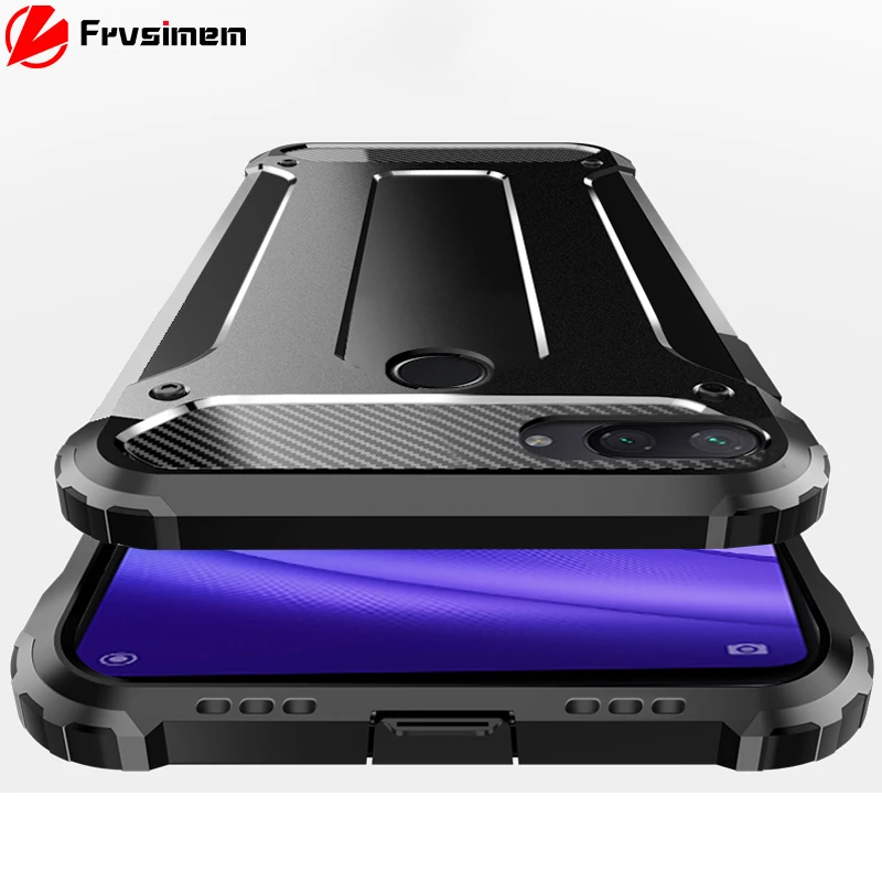 2 в 1 ударопрочный чехол для XiaoMi Mi8 Mi 8 Lite SE Capa Чехол Броня Тонкий Жесткий ПК +