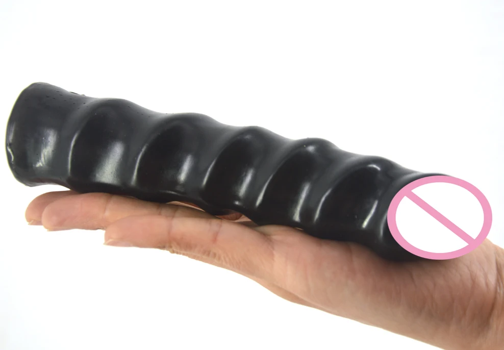 Фаллоимитатор FAAK большой фаллоимитатор в рубчик пробка для экстремальной киски