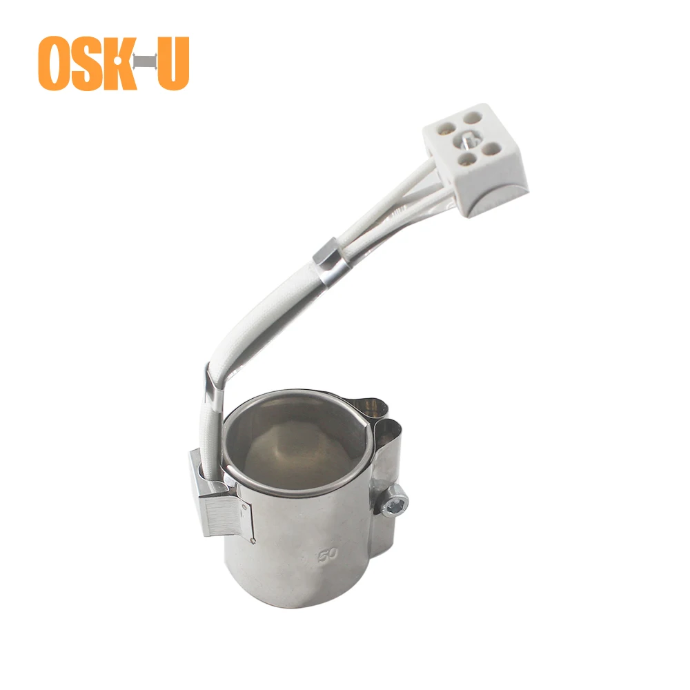 Керамический нагревательный элемент 42 мм ID 30/35/40/45/50 мм, высота из нержавеющей стали, Электрический нагревательный элемент, мощность 110 Вт/130 Вт/150 Вт/170 Вт/200 Вт Керамический нагревательный элемент 42 мм ID 30/35/40/45/50 мм, высота из нержавеющей стали, Электрический нагревательный элемент, мощность 110 Вт/130 Вт/150 Вт/170 Вт/200 Вт