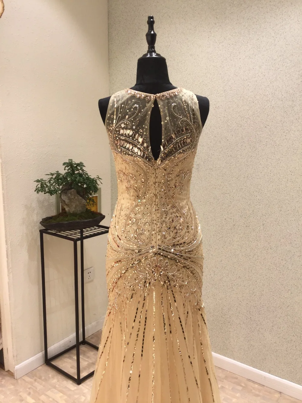 New Sexy Mermaid Prom Dresses 2020 O-Neck Cap Sleeve Floor Length Beading Tulle Evening Dresses vestido longo