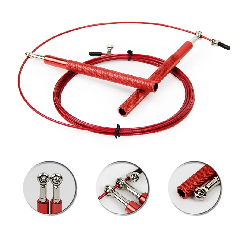 Джейсон 3 м провода одного скорость пропуска веревки Профессиональная Скакалка