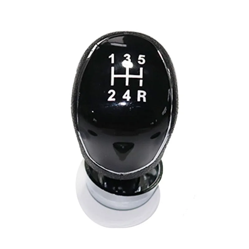 black 5 gear knob 5/6 скорость автомобильная ручка переключения передач рычаг Gaitor крышка багажника для Ford Focus 2 MK2 FL MK3 MK4 MK7 MONDEO KUGA GALAXY FIESTA автостайлинг - Название цвета: black 5 gear knob