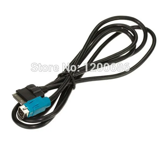 Aux адаптер аудиокабель для альпийских фотомагнитолы 2009 Apple iPhone 4 KCE 422I iPod|cable for|cable