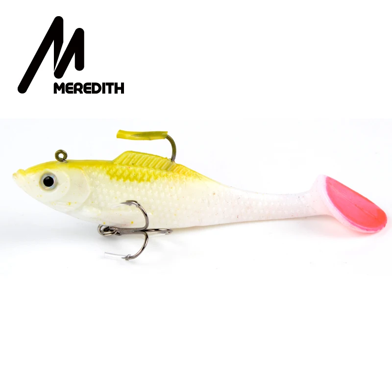 D Meredith fishing 3 шт. 27 г 12 см длинный хвост рыболовные снасти мягкие приманки воблеры мягкие свинцовые рыболовные приманки светящаяся JXJ01-12 - Цвет: D