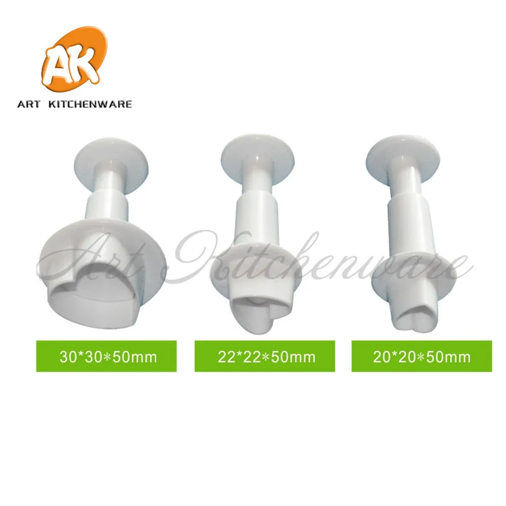 

Sweet heart shape cake decorating plunger cutter set 3, classic cake equipment,Cupcake Decorations Cutter Tool,Sugarcraft Cutter