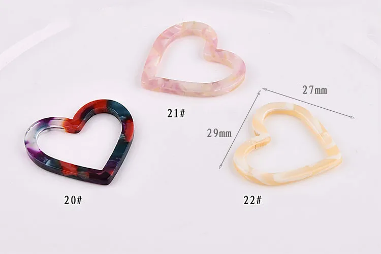 Серьги с персиковым сердцем из уксусной кислоты сделай сам Подвесные серьги