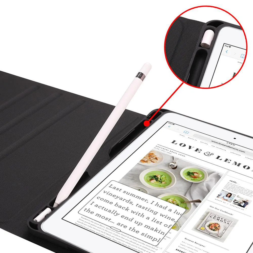 

Bluetooth Wireless Keyboard Case For IPad Air 1 2 Pro9.7With Pencil Holder Smart Devices PU Leather Full Cover Holder 2020