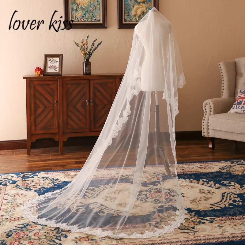 Lover Kiss однослойное Тюлевое свадебное кружевное для свадебной вуали по краю 1 5 м