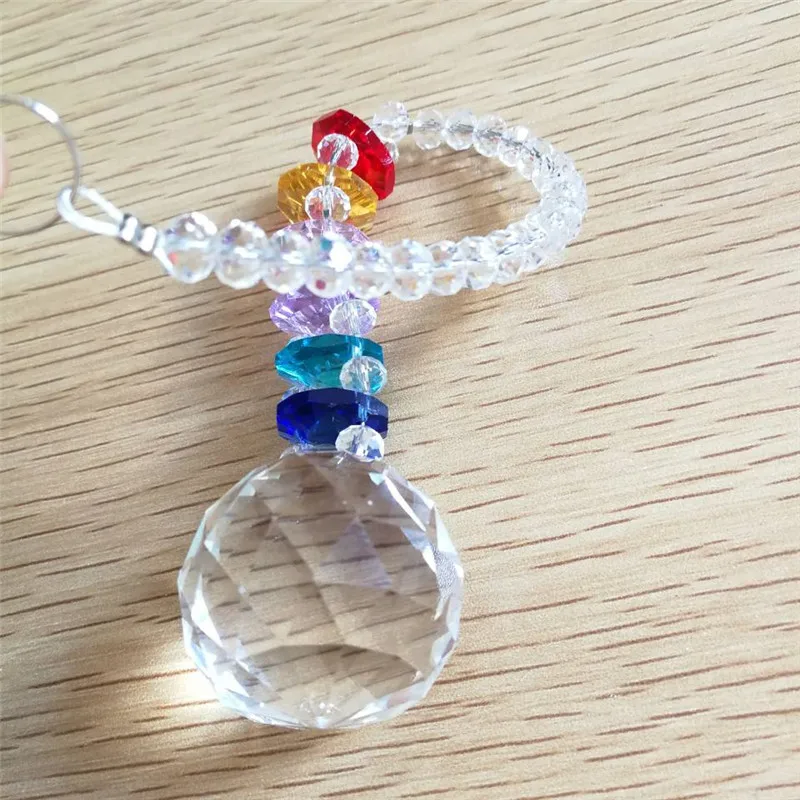 Акция 10 шт./лот 30 мм шарики из Прозрачной хрустальной призмы сделай сам подвесные