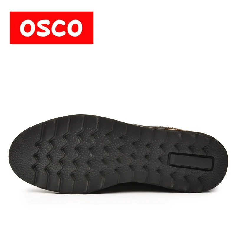 OSCO PUBG Factory Direct WINTER New Men Cow Leather Boots Fashion Casual WARN Ankle Boots#RUC3635 | Обувь