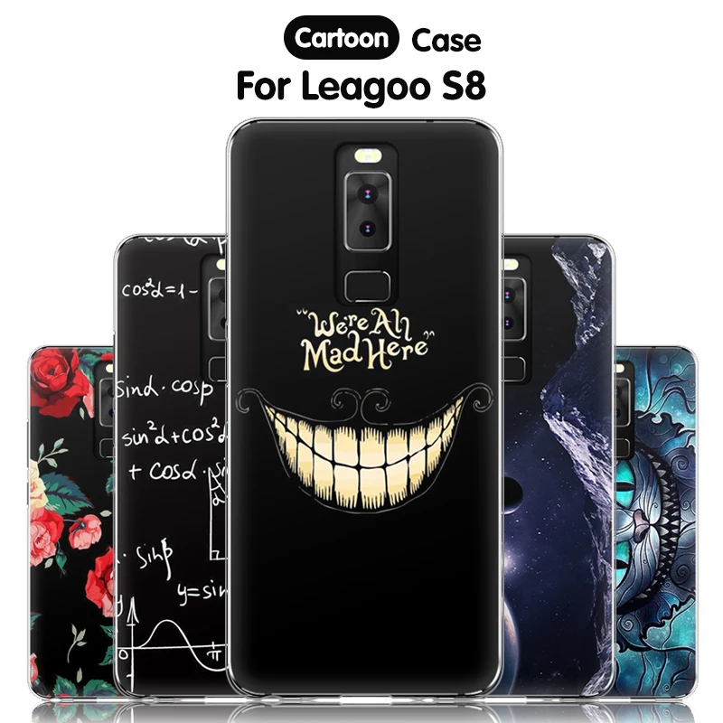 JURCHEN чехол для телефона Leagoo S8 S 8 чехлы 5 72 дюйма с объемным мультяшным рисунком