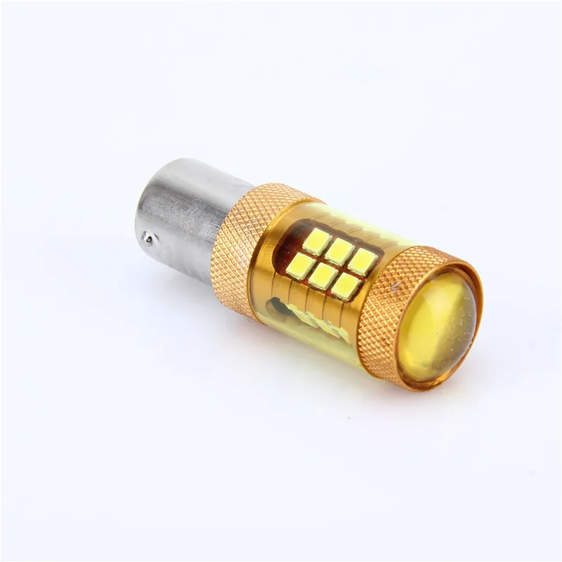 2 шт. Высокая мощность P21W 28SMD 900LM 3030 чипы 1156 28W BAU15S BA15S 4300K задние фонари дневные