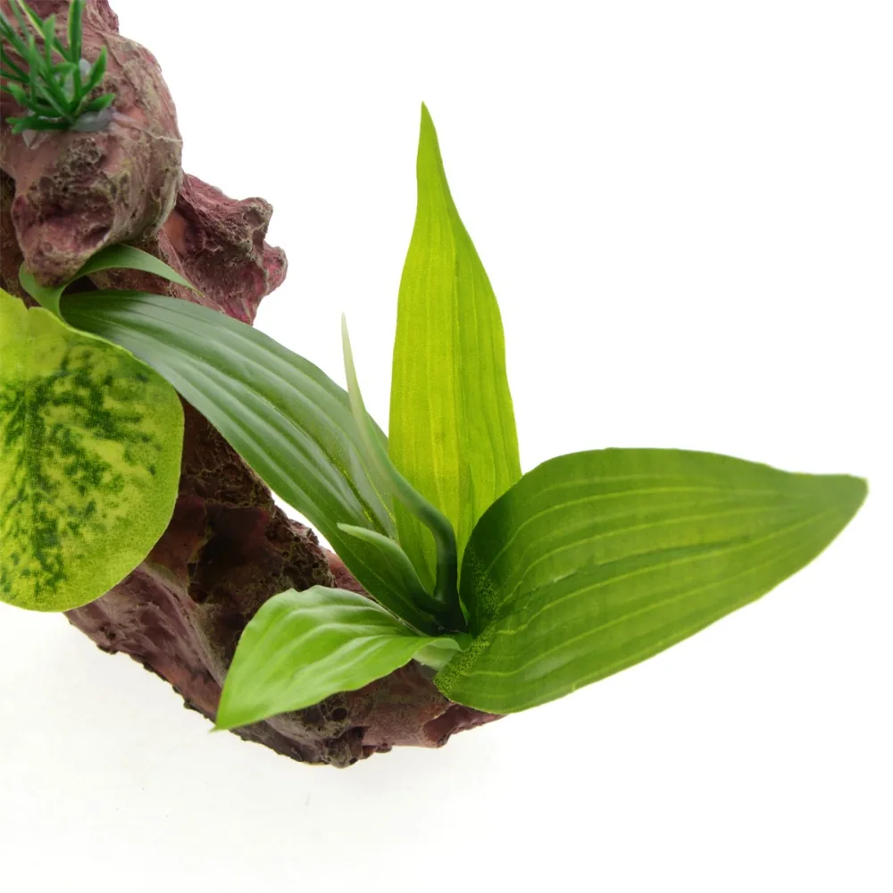 Пластиковые искусственные аквариумные растения большого размера корни дерева