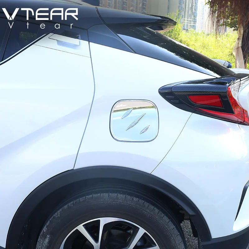 Vtear для Toyota C HR CHR 2017 2018 2019 углеродное волокно автомобильный масляный Топливный Бак