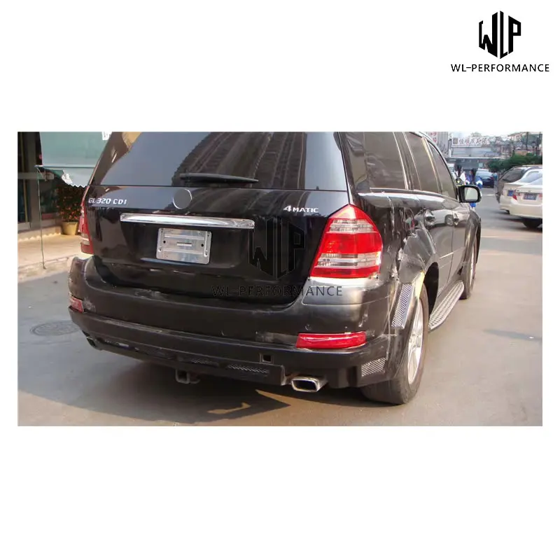 X164 GL350 GL450 GL63 FRP передний бампер задний бампер колеса брови для Mercedes-Benz X164 GL500 Brabus стиль кузова Комплект 06-12