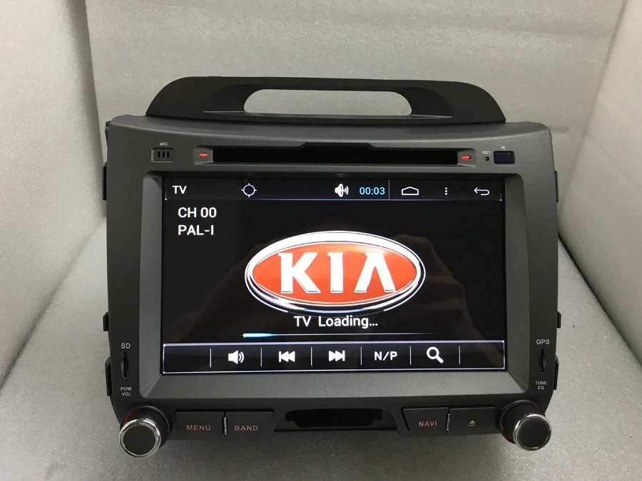 HD 1024x600 2 DIN для Kia Sportage R 2010-2014 4 ядра Android 6.0 автомобиль DVD GPS навигации видео плеер