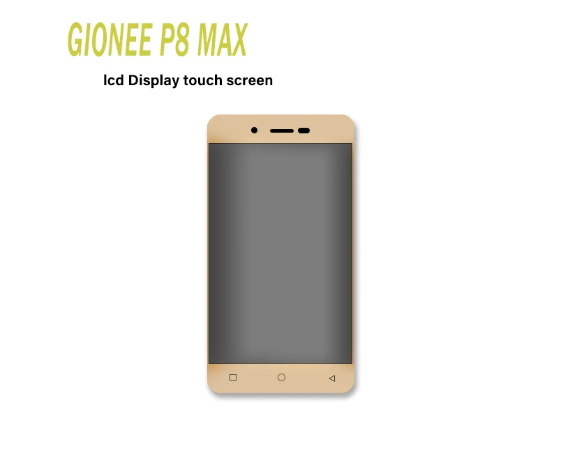 

Новый ЖК-дисплей для замены товара Gionee P8 max