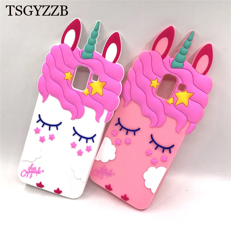 

3D Silicone Unicorn Case For Samsung Galaxy J5 J3 J7 2017 2016 2015 J2 Prime G532F J4 Plus J6 J8 2018 Cute Soft Phone Back Cover