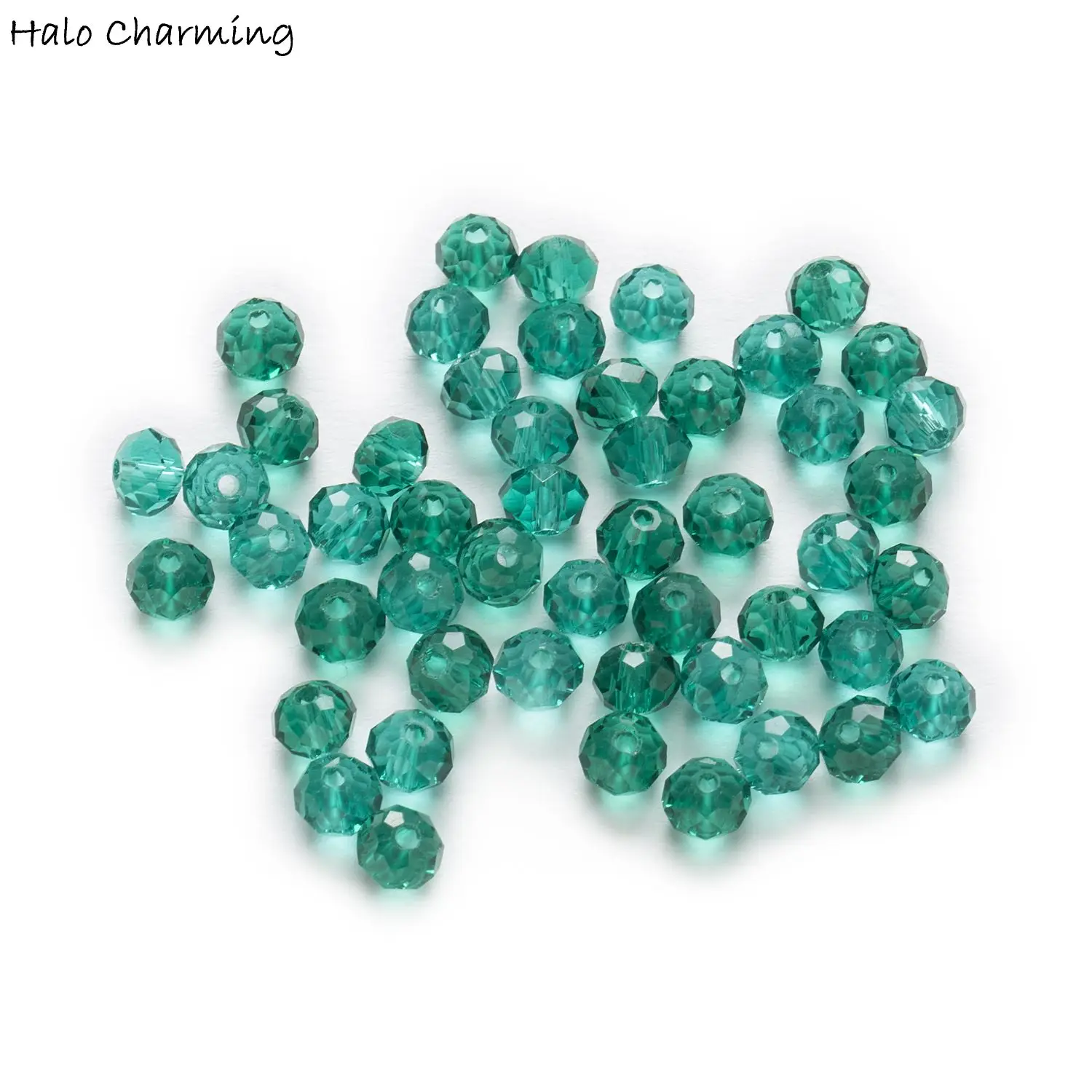 Бусины кварцевые граненые для браслетов и ожерелий 4-8 мм 50 шт. | Украшения